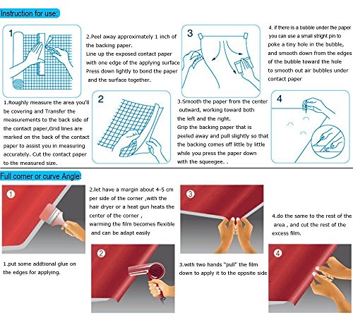 Decorativo Panel de madera patrón Contacto Papel autoadhesivo papel pintado Estante Liner Peel and Stick para cubrir armario de cocina encimera estantes manualidades 45 x 1000 cm