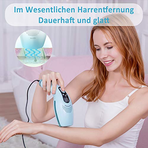 DEESS IPL GP590 - Dispositivo de eliminación de vello sin restricciones con tecnología de cuidado del hielo