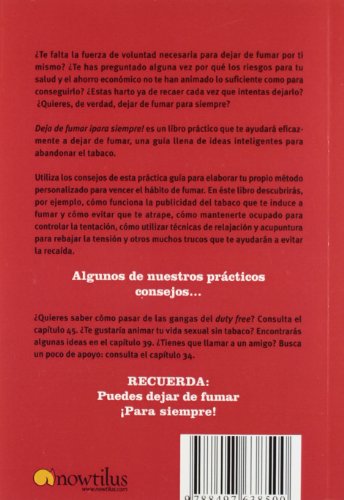 Deja de fumar ¡para siempre!: Ideas y trucos eficaces para liberarse del tabaco de una vez por todas: 13 (52 Ideas Brillantes)