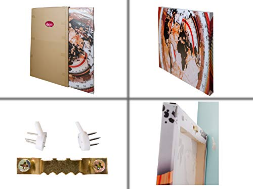 DekoArte 343 - Cuadros Modernos Impresión de Imagen Artística Digitalizada | Lienzo Decorativo para Tu Salón o Dormitorio | Estilo Abstractos Arte Van Gogh La Noche Estrellada | 1 Pieza 120 x 80 cm