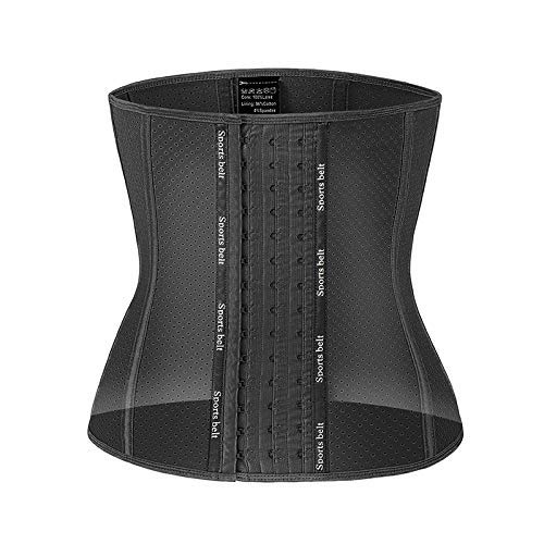 Delgeo Mujer Fajas Reductoras Corsé Waist Trainer Corset Reductor Adelgazante Bustiers de Cinturón Formación (M)