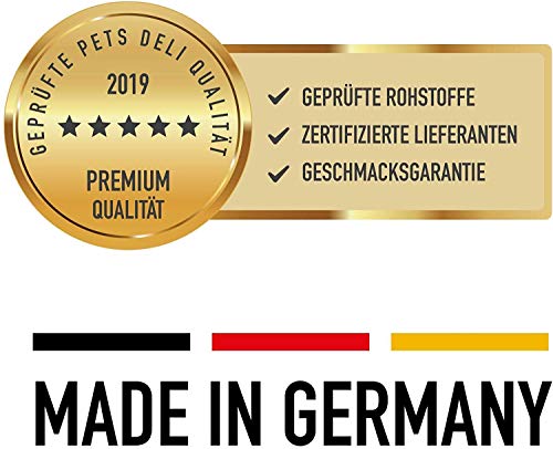 Deli Pets Comida húmeda para Perros 2,4 kg - Pack de 6 | Cordero con Zanahoria y Aceite de cártamo - Comida para Perros con un 70% de Carne | sin Cereales ni aditivos innecesarios