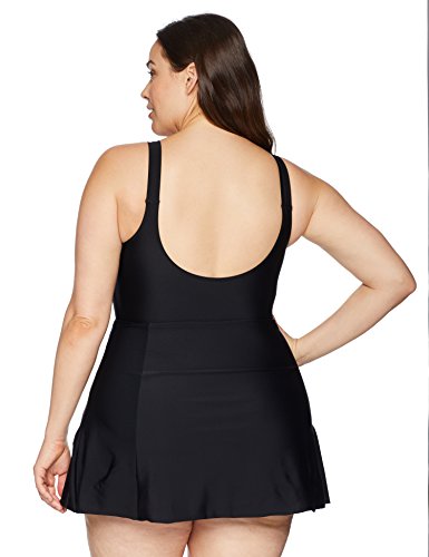 DELIMIRA - Bañador con Falda Traje de baño de Una Pieza para Mujer Multicolor #3 46