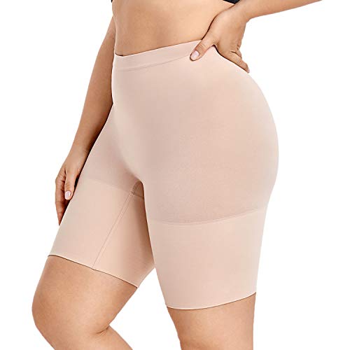 DELIMIRA Pantalones Moldeadores Braguitas Reductoras Adelgazantes Tallas Grandes para Mujer Beige 42