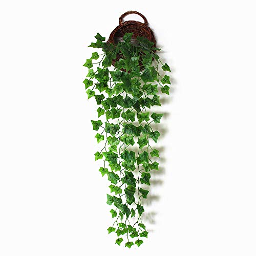 DELSEN 2 Piezas de 100 cm Hiedra Artificial Planta Ivy Hanging Garland para Colgar en el hogar, Oficina