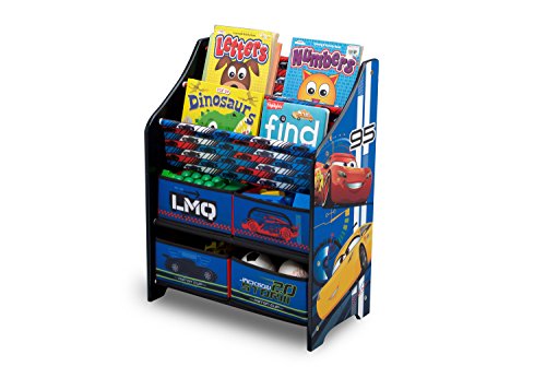 Delta Children Cars - Organizador de libros y juguetes, unisex