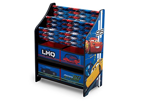 Delta Children Cars - Organizador de libros y juguetes, unisex