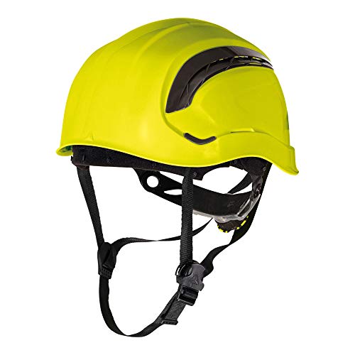 Delta plus - Casco obra granite wind ajustable amarillo fluo