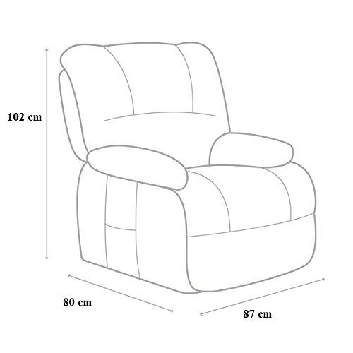 Deluxe - Sillón Relax Masaje Elevador Levanta Personas Reclinable Eléctrico Calor Lumbar - para Personas Mayores O Movilidad Reducida - Polipiel De Máxima Calidad | Marrón Chocolate