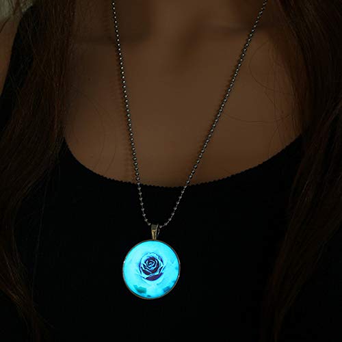 Demarkt Halloween Decoración Colgante Luminoso Collar Murciélago Oscuro 1PCS