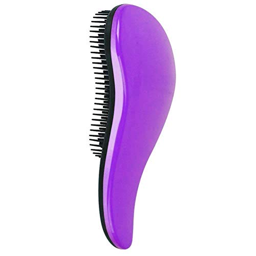 Demarkt Mejor Cepillo de Pelo Peines Tangle-Free Gran Grueso Ondulado Rizado o Cabello Fino Sobre Mujeres Niñas（Violeta)