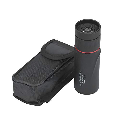 .Demason Mini Telescopio Monocular, Telescopio para Móviles, 30×25, 8X, Negro, Monocular de Día y Noche, Pórtatil(94×31mm) Uso Diario, Observación de Animales Pequeños y Flora, Regalos para Niños