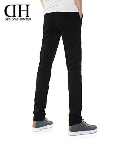 Demon&Hunter 910X Delgado Serie Pantalones Hombre Elásticoidad Casual DH9101(32)