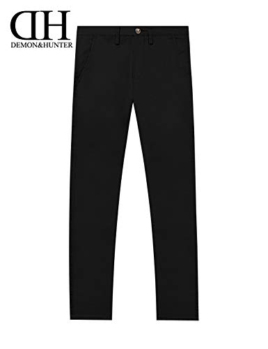 Demon&Hunter 910X Delgado Serie Pantalones Hombre Elásticoidad Casual DH9101(32)