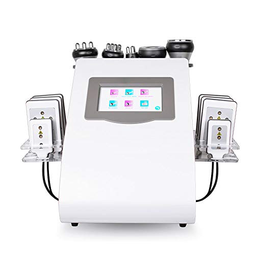 Denshine 40K Cavitación y Radiofrecuencia LED Fotón Cuerpo Adelgazante Máquina Vacío Multipolar RF