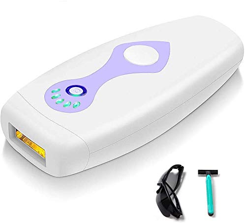 Depiladora IPL, MANLI Depiladora de Luz Pulsada Profesional Sistema de Depilación por Luz Pulsada Intensa Permanentes Para Cuerpo, 5 niveles de energía ajustables