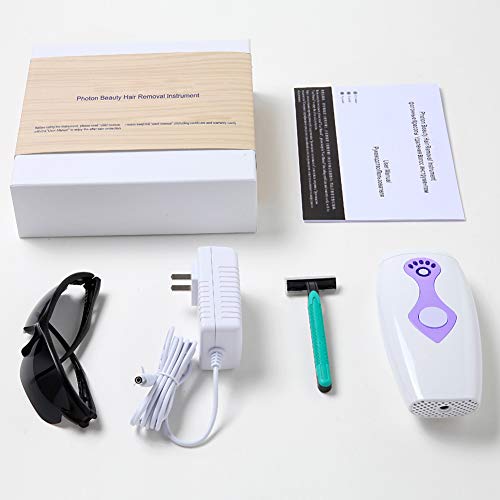 Depiladora IPL, MANLI Depiladora de Luz Pulsada Profesional Sistema de Depilación por Luz Pulsada Intensa Permanentes Para Cuerpo, 5 niveles de energía ajustables