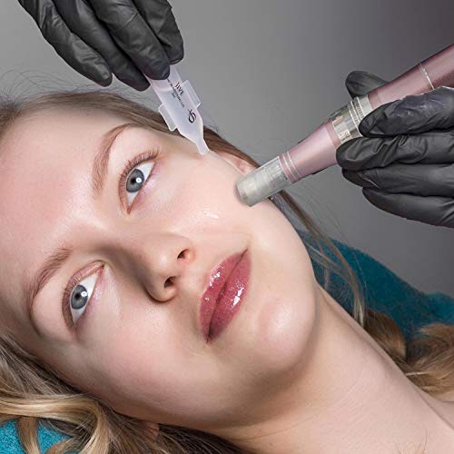 Derma Pen Tinta eléctrica para sellos, 0,25 mm - 2,5 mm, para uso en la cara y en el cuerpo, para el tratamiento de estrías Derma Pen