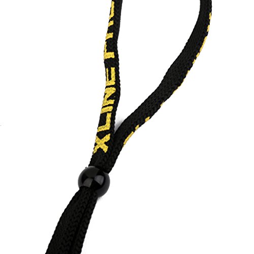 Desconocido Ajustables Cordon Elastico Cuello Deporte Gafas De Sol Gafas Amarillas Stra Negro