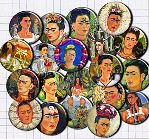 Desconocido Chapa, Clip o Iman 38mm - Frida Kahlo (clip)