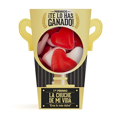 Designer Souvenirs - Trofeo de Gominolas y Chuches | Regalos Muy Originales Para Madres, Padres y Niños | Ideas Divertidas para Regalar en Cumpleaños, Fiestas, Comuniones y Aniversarios