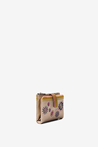 Desigual Ada Pia Mini Small Wallet Marron Oscuro