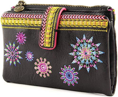 Desigual Ada Pia Mini Small Wallet Marron Oscuro