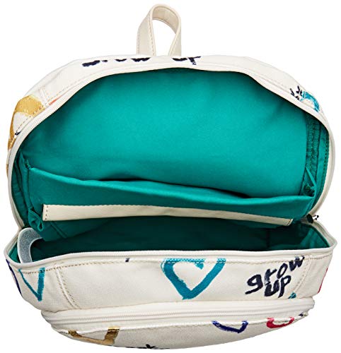 Desigual - Bag Natural Message Novara Women, Bolsos mochila Mujer, Blanco (Crudo), 12x35.3x28.7 cm (B x H T)