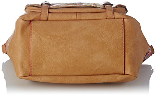 Desigual Bols_amelie, Bolso Mujer, Marrón (Fresa), 30x15x31 cm (B x H x T)
