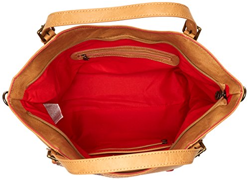 Desigual Bols_amelie, Bolso Mujer, Marrón (Fresa), 30x15x31 cm (B x H x T)