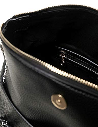 Desigual Bols_tribal Loverty - Bolso bandolera (14 x 24 x 33 cm), color Negro, talla 14x24x33 cm (B x H x T)