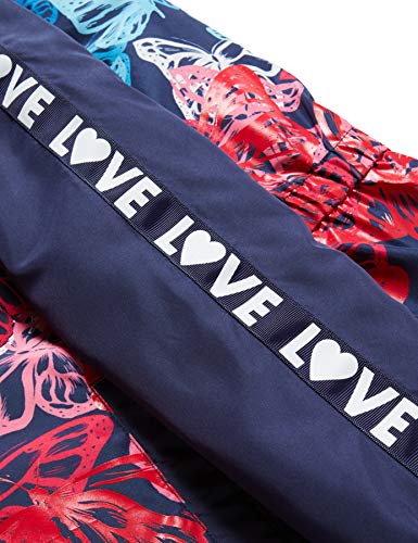 Desigual Chaq_Fresas Abrigo, Azul (Navy 5000), 104 (Talla del Fabricante: 3/4) para Niñas