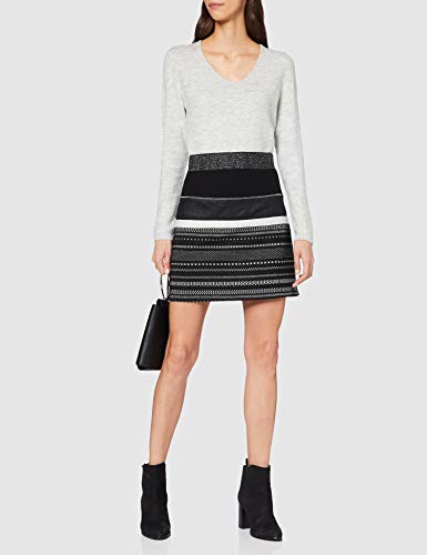 Desigual Fal_Anders Falda, Negro (Negro 2000), X-Small para Mujer