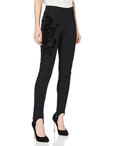 Desigual Legging_April Leggings, Negro (Negro 2000), 40 (Talla del Fabricante: Large) para Mujer