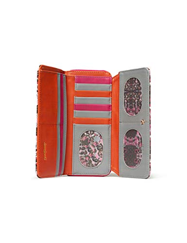 Desigual Mone_kaleidoskope_Maria - Monedero, Color Verde (Kiwi), 3 x 9,5 x 20,2 cm