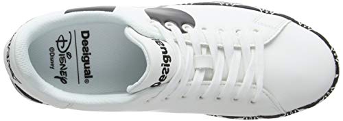 Desigual Shoes (Cosmic_Mickey), Zapatillas para Mujer, Blanco (Blanco 1000), 37 EU