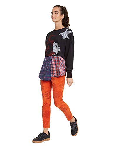 Desigual Sweat ANNARAU Suéter, Azul (Blue Depths 5149), M para Mujer