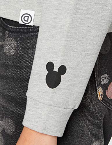 Desigual Sweat_Mickey Sudadera, Negro, L para Mujer