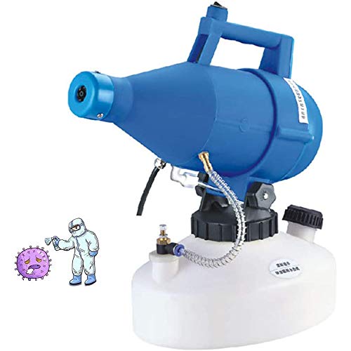 Desinfección eléctrica pulverizador, 4.5L Fogger máquina de desinfección nebulizador, 0-30 micras, 8M-10M Distancia de pulverización para el Hospital de la Empresa Granja Escuela de Hostelería