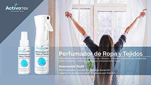 Desodorante de Tejidos para sábanas, Toallas, Cortinas, Ropa, Zapatillas - Spray antiolores para el hogar - Elimina los Malos olores del sofá y sillones (80 ml)