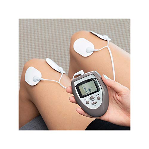 destockopromo 25-009 - Aparato de electroestimulación para zona abdominal (4 electrodos, 1 conector, manual de instrucciones)