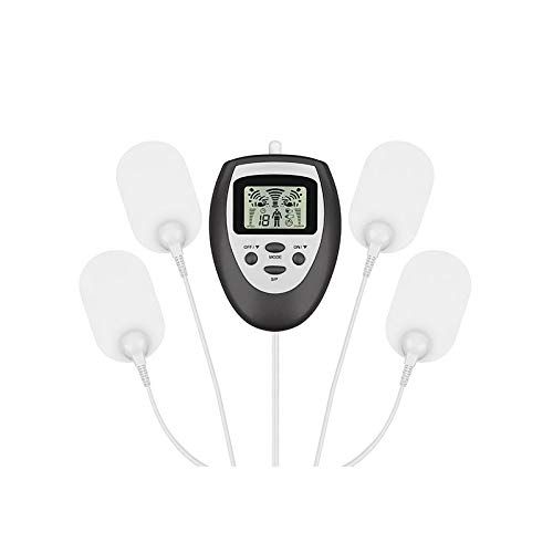 destockopromo 25-009 - Aparato de electroestimulación para zona abdominal (4 electrodos, 1 conector, manual de instrucciones)