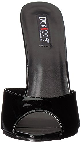 Devious Dom101/b - Zapatos de tacón para mujer, Negro (Black), talla 43 EU (10 UK)