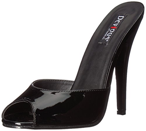 Devious Dom101/b - Zapatos de tacón para mujer, Negro (Black), talla 43 EU (10 UK)