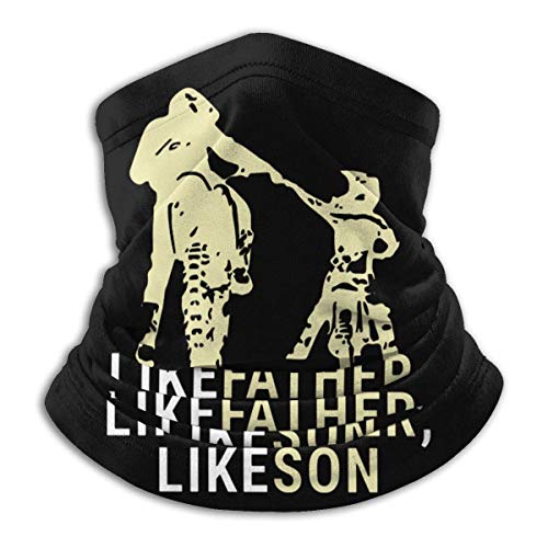 DFGHG FMX Motocross Padre e hijo Moto Regalos Microfibra Calentador de cuello Bufanda Polaina Sombreros Mascarilla Bandanas