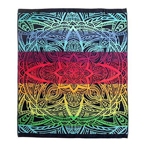 Dhestia 8435563719953 - Toalla Playa Grande Doble de 175x150 cm Algodón Egipcio 100%. Mayra, Multicolor