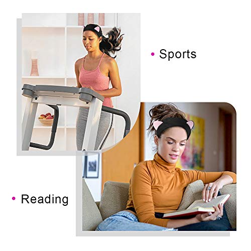 Diademas de Maquillaje para Mujeres, Diademas Elásticas para el Cabello, Toalla de Belleza para Rostro SPA Banda para el Cabello para Adultos para Lavado de Cara y Maquillaje (Negro)