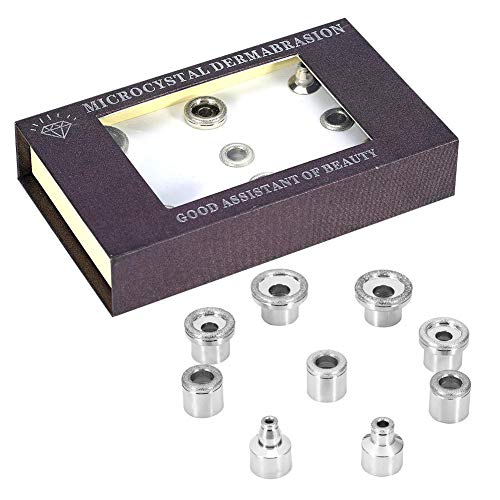 Diamond Microdermabrasion Tips, Spa Grade Home Dermabrasion Peeling Machine Cuidado de la piel Skin Rejuvenecimiento Salon Beauty Device(9 Stück Diamantspitzen)