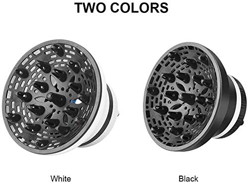 Difusor de Cabello Universal, Anself Boquilla Difusora de Secador de Cabello Ajustable Función de Actualización Volumen de Aire Ajustable