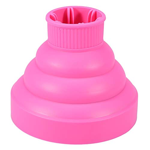 Difusor de secador de pelo, herramienta de secador de pelo, cubierta de secador de pelo, difusor de secador, para peluquería casera(Pink)